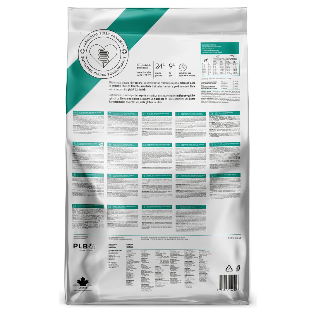 1st Choice Medium and Large Breeds - Weight Control