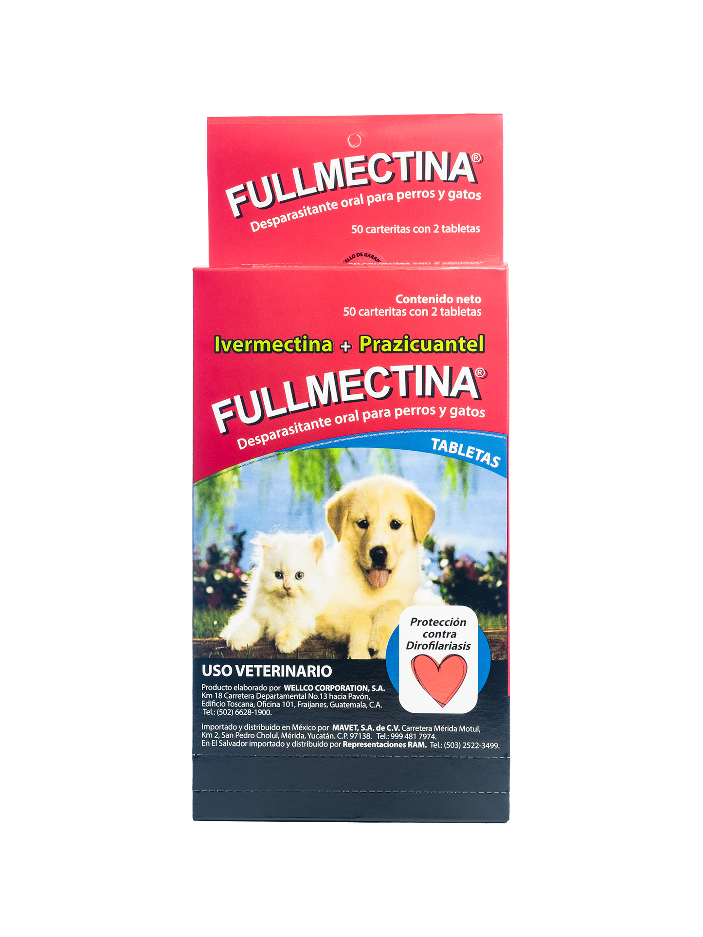 Desparasitante Fullmectina, efectivo contra larvas del corazon (11 a 40 libras)