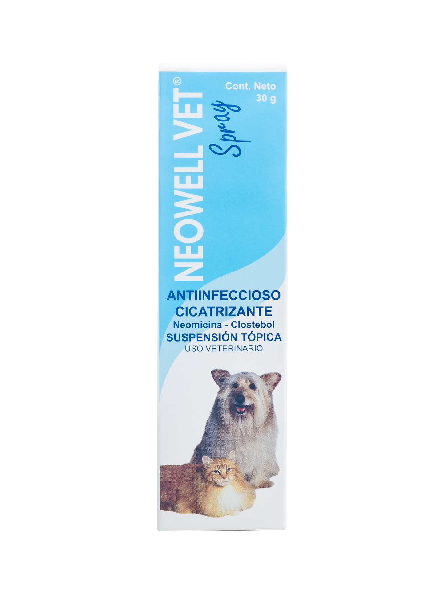 Neowell Vet Spray cicatrizante