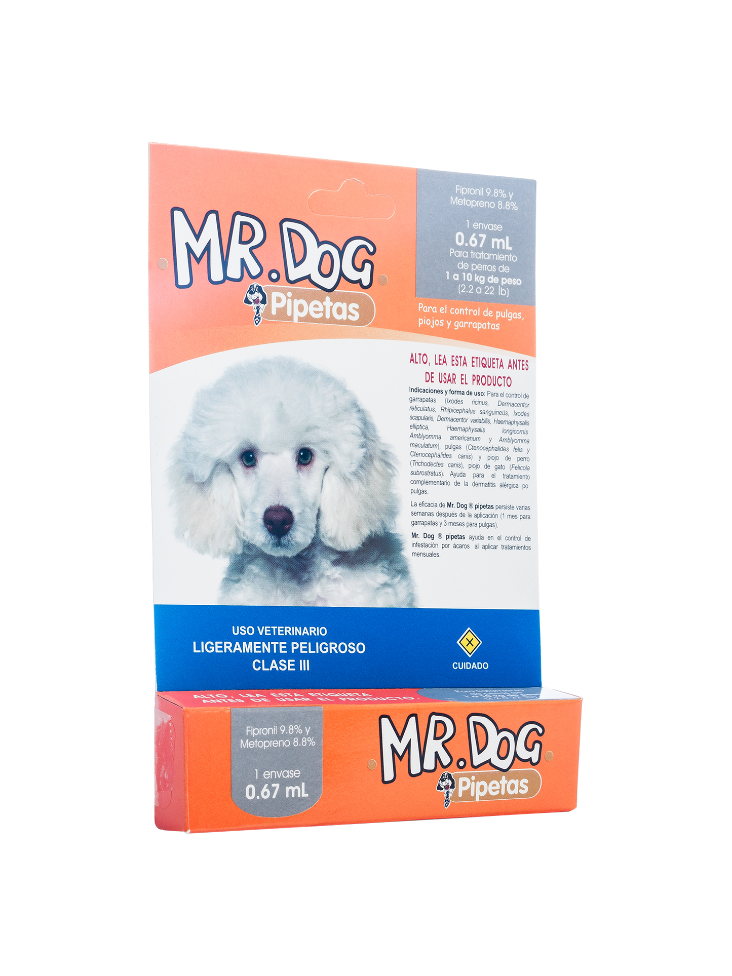 Mr.Dog pipeta Antipulgas Perro Pequeño
