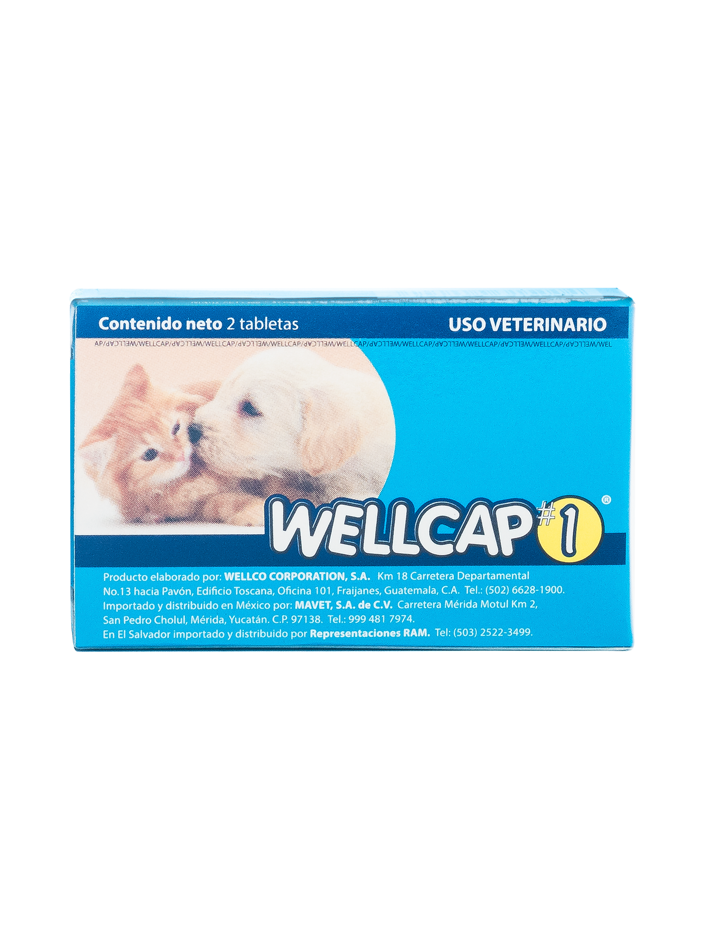Desparasitante Wellcap #1 (3-13 libras)